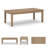 Doyle Rectangular Metal Outdoor Coffee Table , 48.75'' in. W 24.13'' in. D