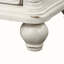 Table de chevet au fini blanc antique