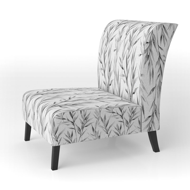 Fauteuil de chambre Floral, Pantoufle sans accoudoirs