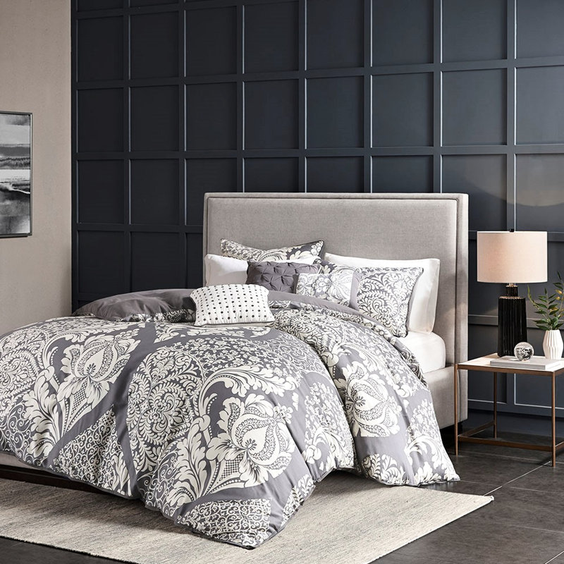 Housse de couette très grand / très grand avec coussins de manipulation de couleur unie multicolore pour 6 pièces