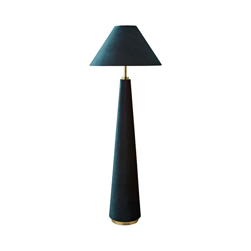 Alari 140cm Column Floor Lamp, Green, Green