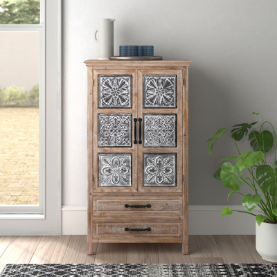 Angela 48" H 2 - Door Accent Cabinet