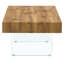 Table basse en MDF Cohette avec pieds en verre trempé-115277795