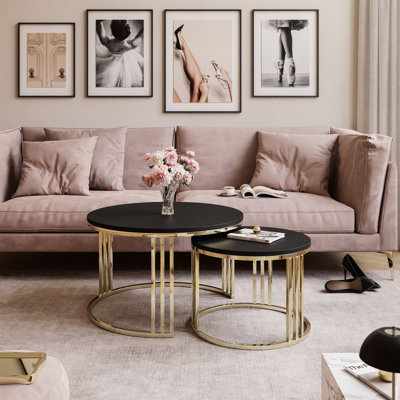 Clemont Double Pedestal Coffee Table