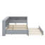 Full Wooden Daybed With Trundle, Storage Shelf And USB Charging Ports-1830694656