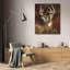 Art sur toile tendue par Millwood Pines Stans, Leo, titré: Portrait de cerf-519074128