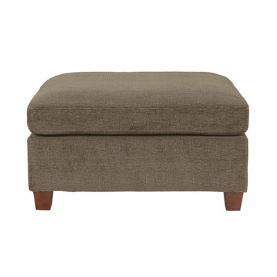 Square Chenille Cocktail Ottoman