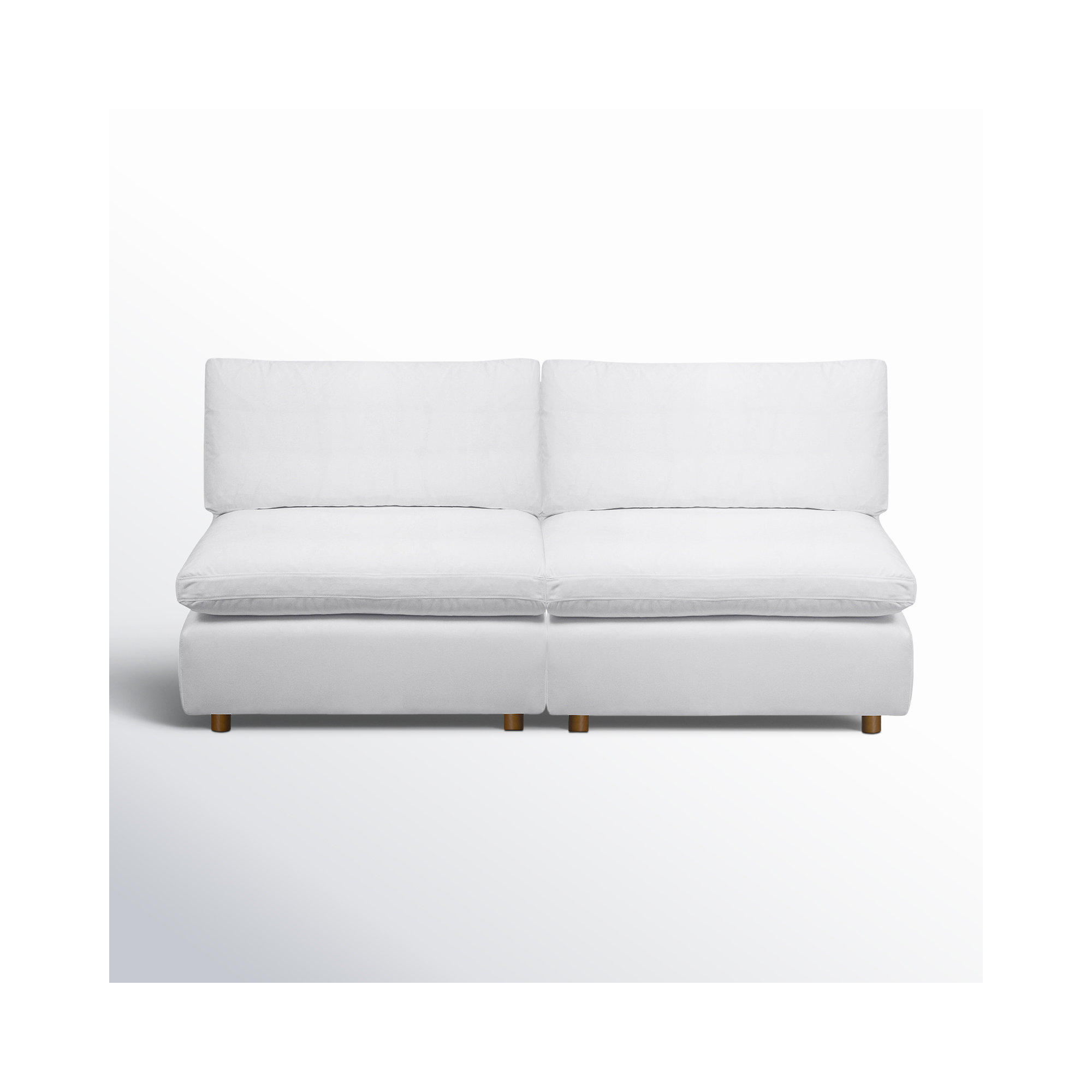 Jossa 76" Upholstered Loveseat, White