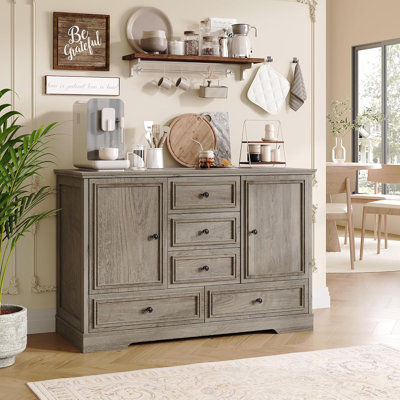 47" Farmhouse Sideboard Buffet Cabinet