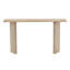Indira 55" Wide Oak Wood Console Table, Whitewash