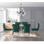 Yvelines Modern Velvet Dining Chairs - Ergonomic Velvet Upholstered Back with Stainless Steel Frame - Side Chair for Kitchen Living Room Dining Room-699648834-710523926
