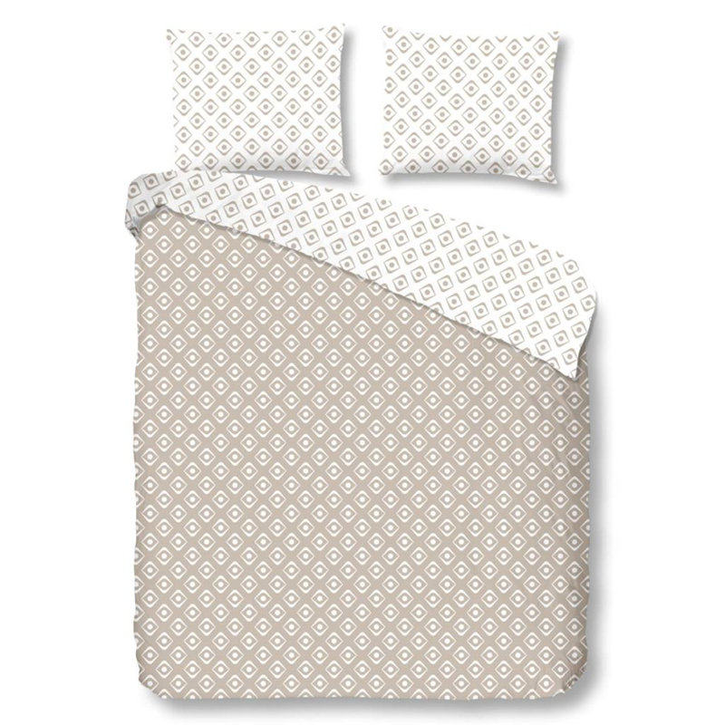 Good Morning Duvet Cover, Single - 2 Pillowcases (80 x 80 cm), Sand