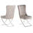 Ottomanson Set of 2 Dining Chairs with Elegant Gold Legs for Stylish Seating-1499839831-1499839829