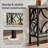 Extra Long Industrial Console Table, Narrow Sofa Table Behind Couch With Open Storage Shelves, Rustic Entryway Table For Hallway, Foyer, Or Living Room, Metal Frame-1997817454