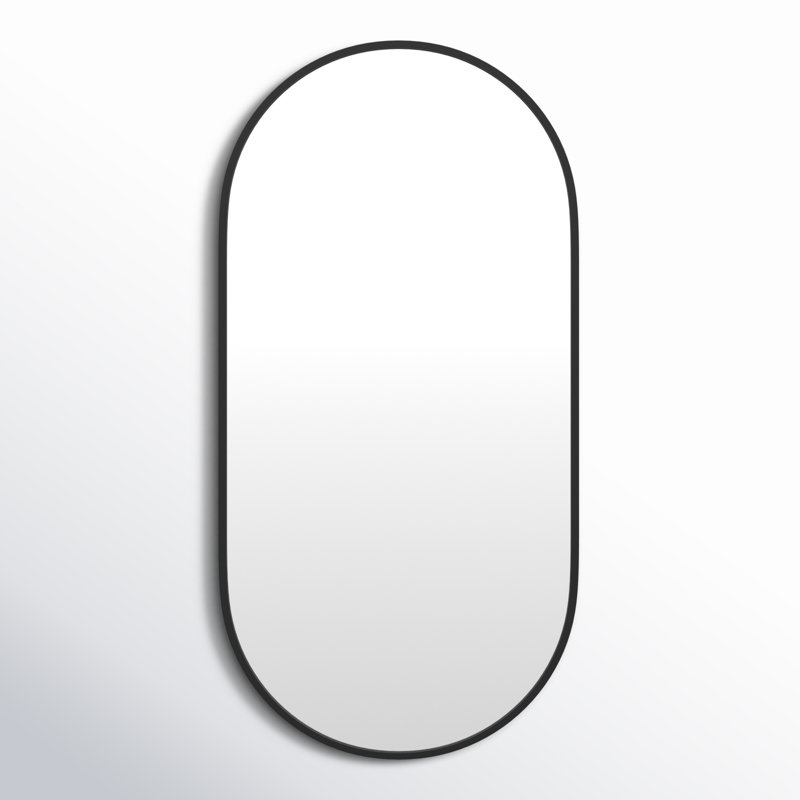 Destefano Essence Accent Mirror, 32" x 16", Black