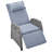 Outdoor Two-Person Combination With Coffee Table, Adjustable, Suitable For Courtyard, Swimming Pool, Balcony
