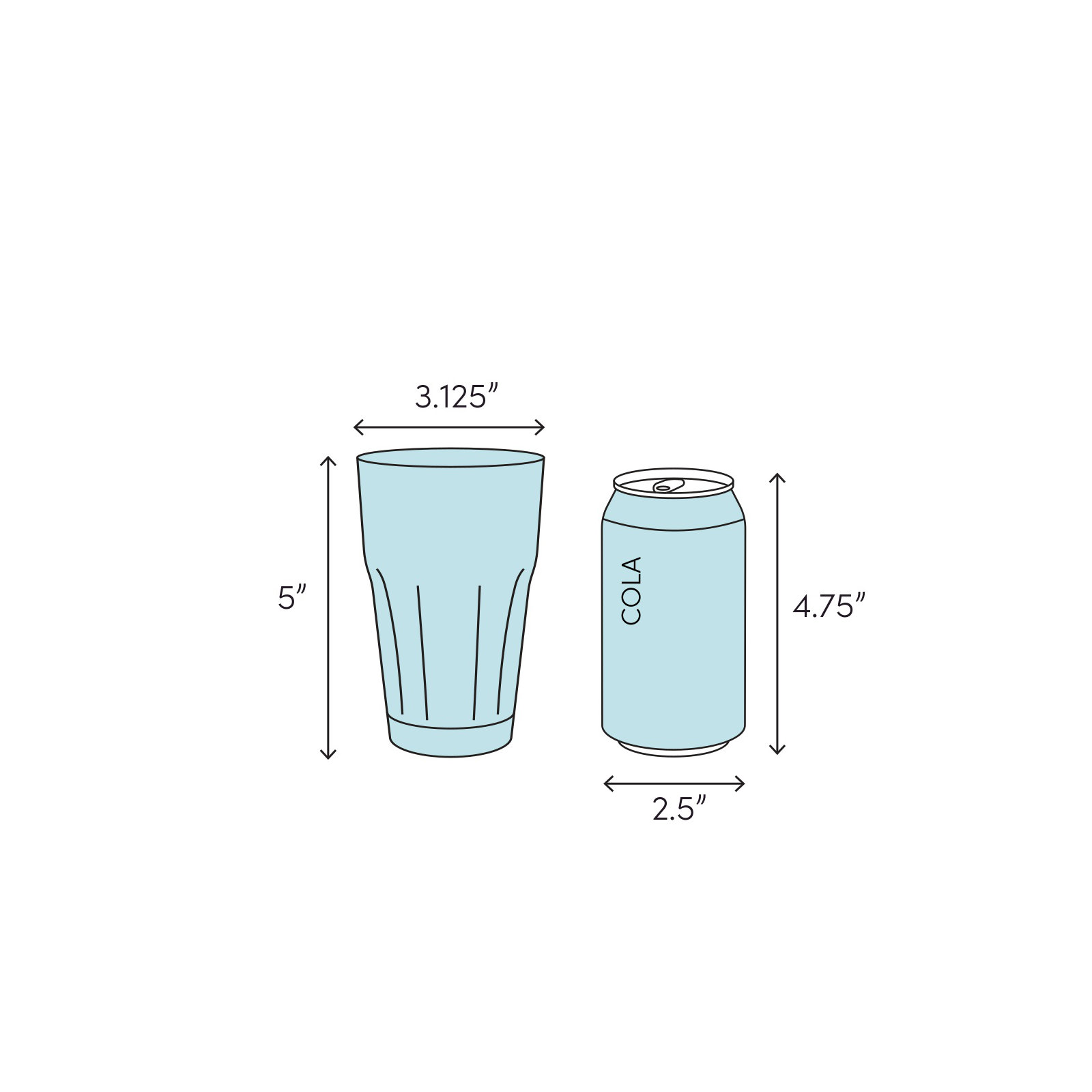 Belmont 14 oz. Drinking Glass