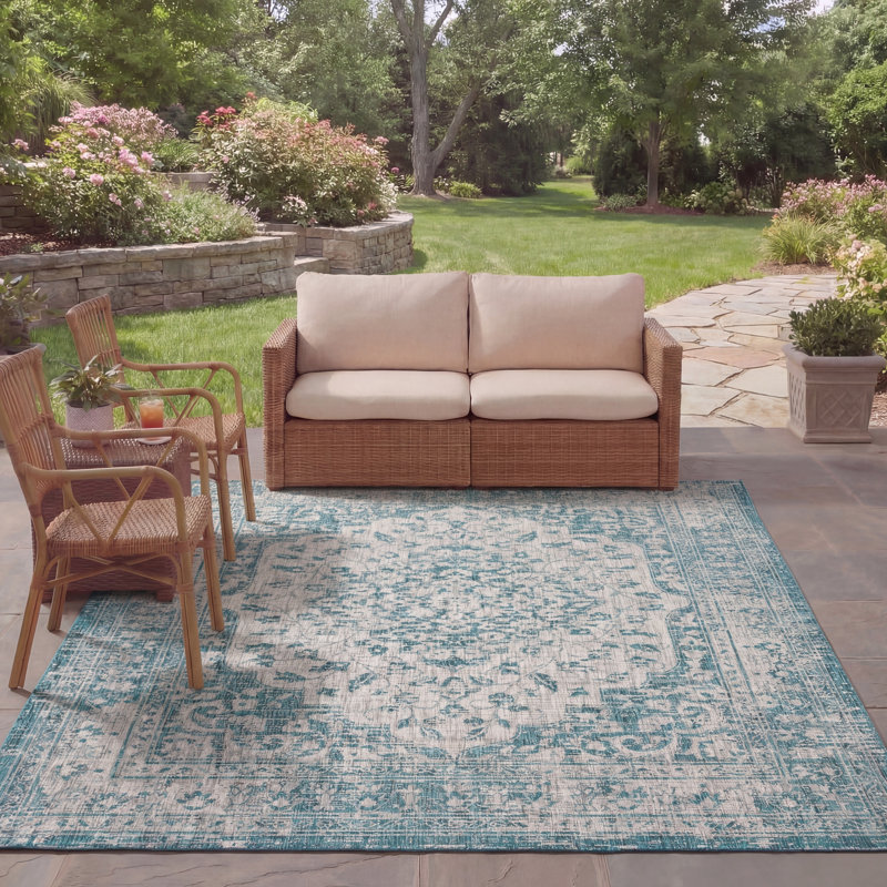 Tapis d'intérieur / extérieur performance Amedee, Rectangle 8 pi x 11 pi