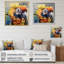 Perroquet tropical au paradis I sur toile-250936387-250936384