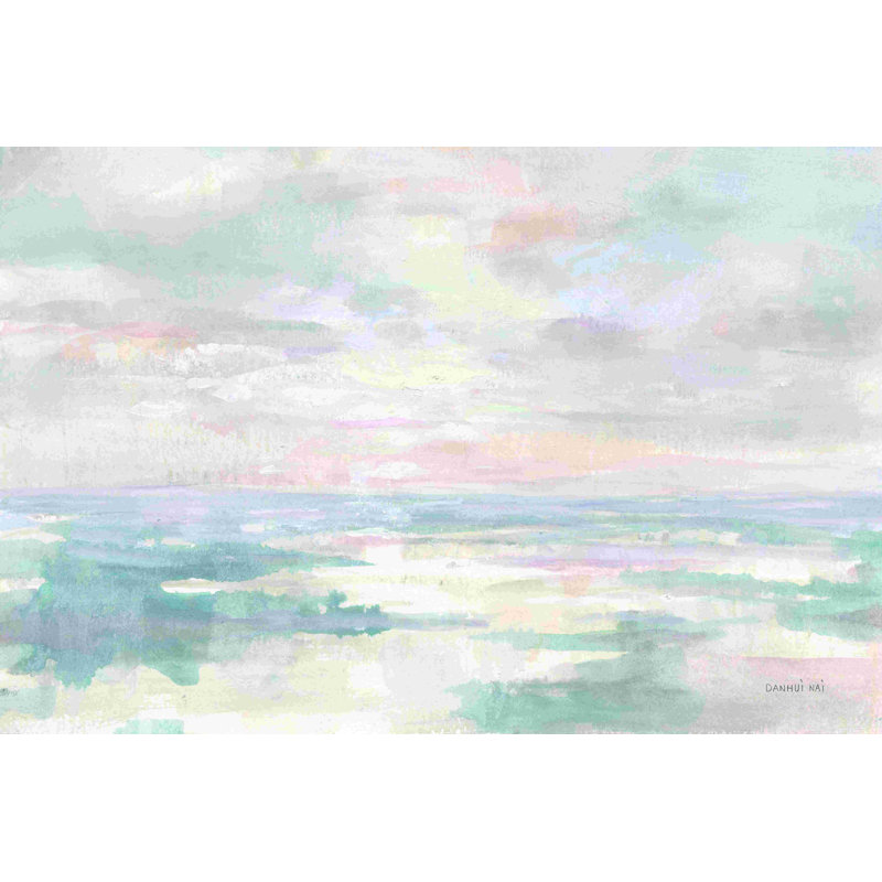 Calm Waters par Danhui Nai - Peinture, H 8 po x l 12 po, Non, Toile tendue