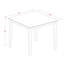 Ensemble de comptoir de cuisine 5 pièces comprenant une table carrée et 4 chaises de salle à manger, chêne-579808009