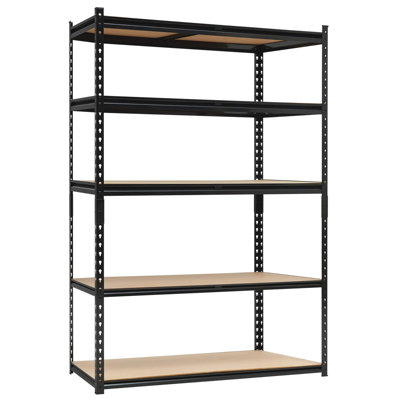 Heavy Duty Garage Shelving Units, 5-Tier Adjustable Storage Shelves, Loads 3000 LBSS, Adjustable Garage Storage Shelving, Metal Storage Utility Racks Shelf Unit for Shed, Basement