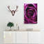 Striking Purple Rose - Wrapped Canvas-56661032