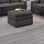 Repose-pieds rembourré en tissu de style contemporain, 1 pièce-1101920909