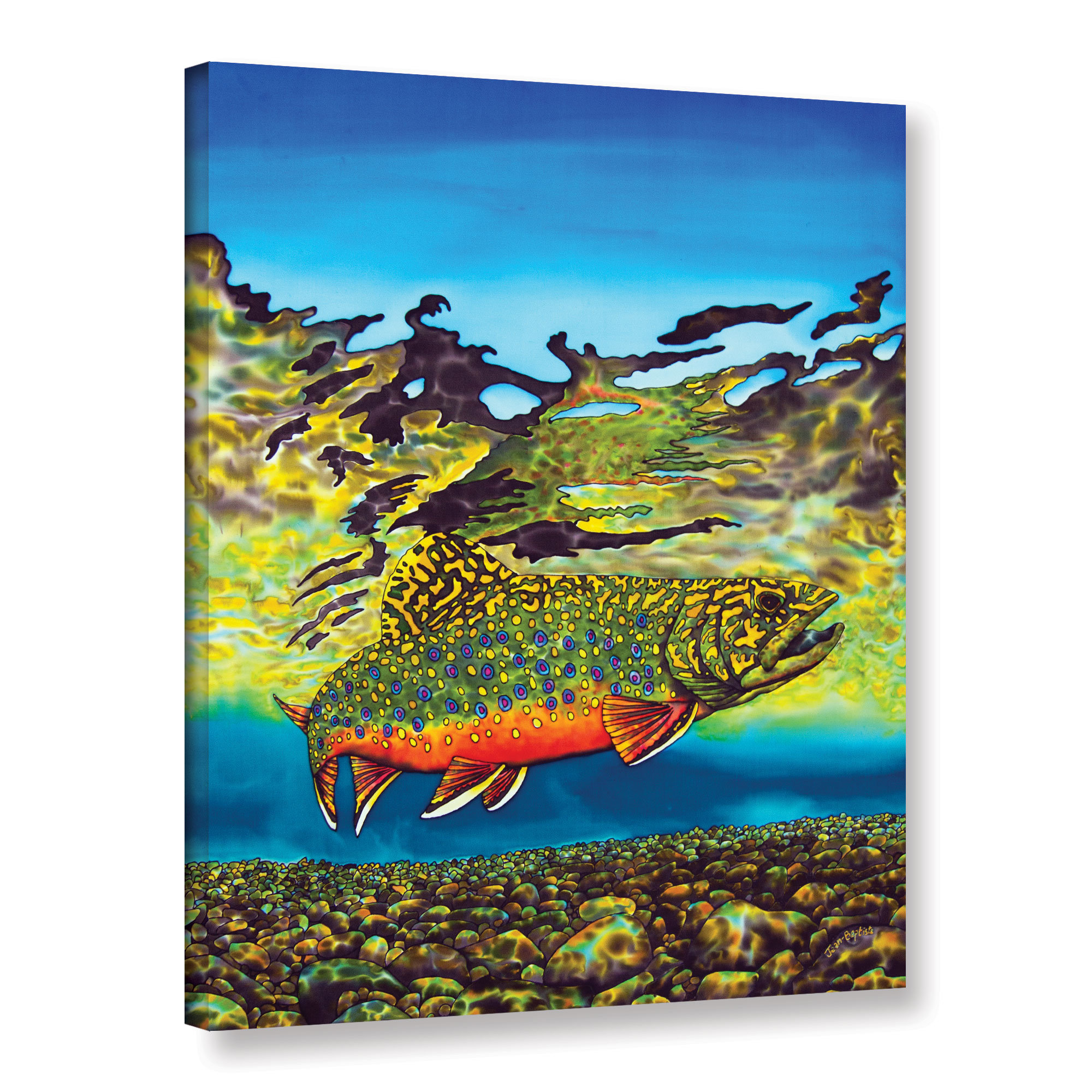 Birch Lane Brier Trout Prints Under Framed On Glass 4 Pieces Print &  Reviews - Wayfair Canada