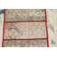 Tapis turc unique fabriqué à la main de style bohémien avec un motif patchwork - idéal pour rehausser votre décor avec ses couleurs vives et ses motifs complexes