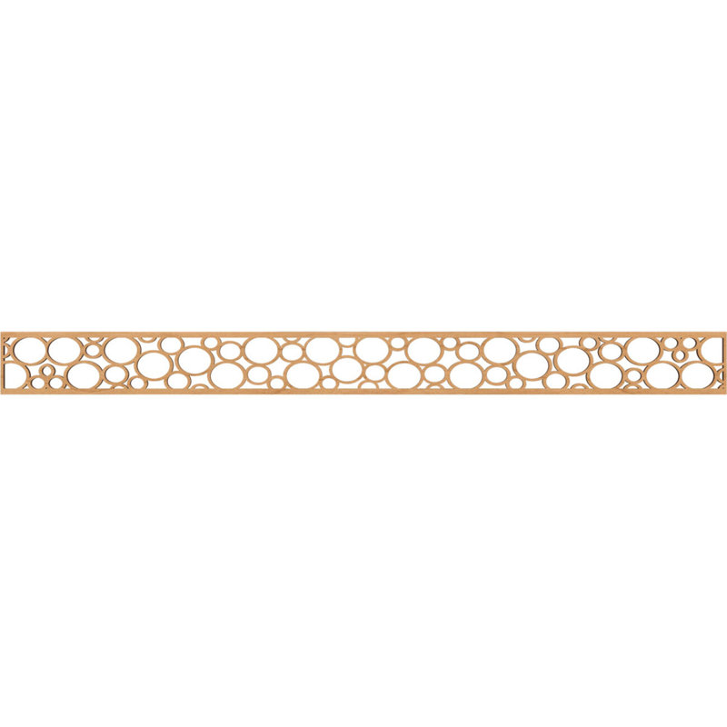 Moulure de chantournage, Érable, H 4 po x l 46,375 po x P 0,375 po