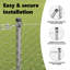 Hexagon Fence Galvanised Steel-234939969