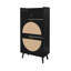 Rotin, armoire à 2 portes et 1 tiroir Allen, étagère à chaussures, double couche