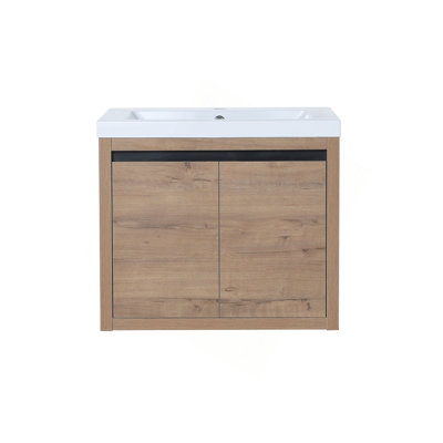 Armoire de salle de bain avec lavabo, portes à fermeture en douceur, fixation flottante, 24 po pour petite salle de bain, 24X18-00924 IMO-1, W128650513