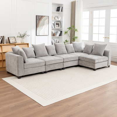 Kempson 5 - Piece Modular Upholstered Sectional