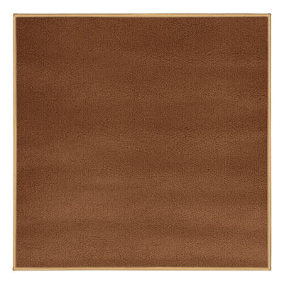 Machine Washable Solid Brown Area Rug