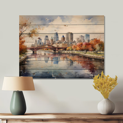 " Minneapolis City In Autumn I "