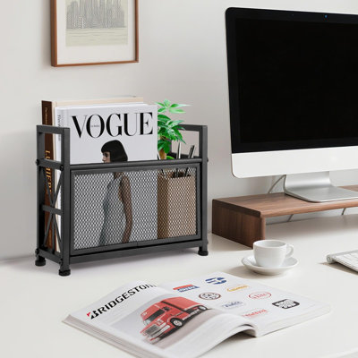 Metal Magazine Rack Floor