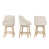 Linen Fabric Seat/Natural Base