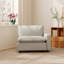 Chaise à accoudoirs en lin Gracey-337493775