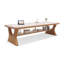 Bureau rectangulaire en bois massif Burlywood-242778045