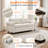 Full Sleeper Sofa with 4" Memory Foam Mattress & Nailhead Trim-1280217041-1280214888