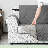 Couch Cover for 3 Cushion Couch, Non-Slip Sofa Slipcover for Dogs, Furniture Protector Cover with Foam Sticks Elastic Straps for Pet Cat (Sofa, Light Gray)-1062597843-1062597841
