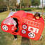 Tente de jeu d’intérieur/extérieur 5' x 2' avec sac de transport children fire engine style camion