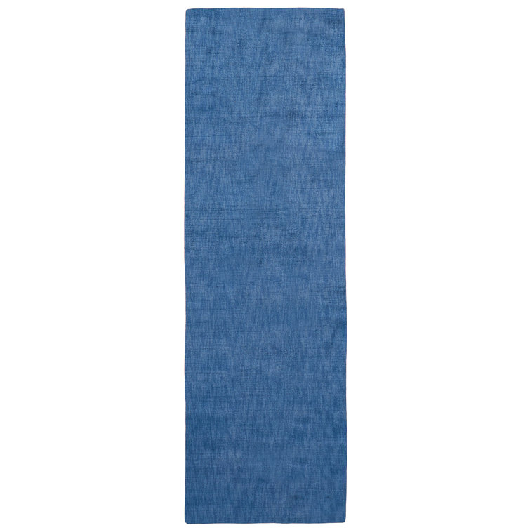 Tapis bleu touffeté à la main Areli