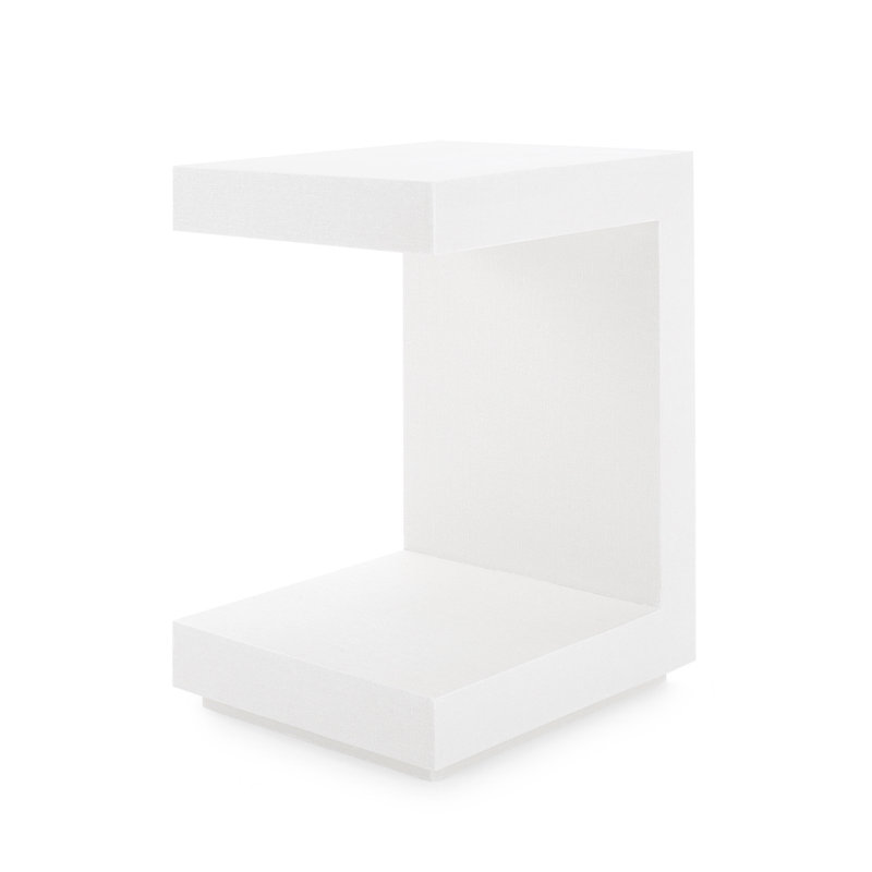 Essential End Table, White