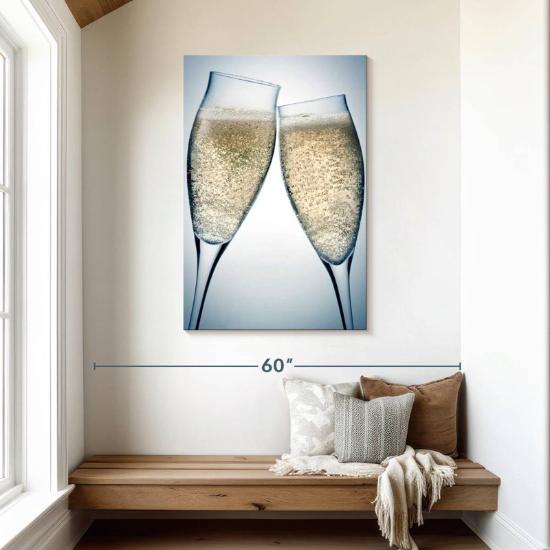 Yarlin Toasting Champagne, 45" H x 30" W