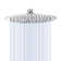 Rain Fixed Shower Head 2.5 GPM GPM