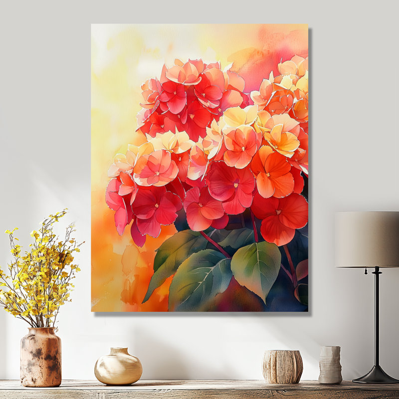 Achenbach - art mural floral, Toile tendue, Ne s’applique pas, H 20 po x l 12 po