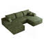 Canapé modulaire avec 1 repose-pieds, canapé rembourré avec méridienne orientée à droite, canapé en U pour le salon-1775980372-1775980375